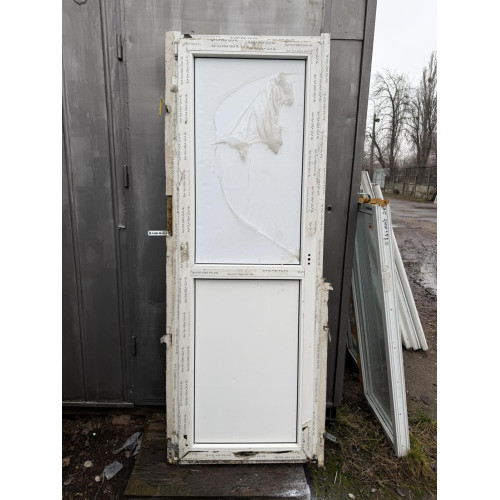 ДВЕРІ МЕТАЛОПЛАСТИКОВІ REHAU 760х2130мм ЛІВІ (Б/У З НОВОБУДОВИ) ДВЕРІ МЕТАЛОПЛАСТИКОВІ REHAU 760х2130мм ЛІВІ (Б/У З НОВОБУДОВИ)