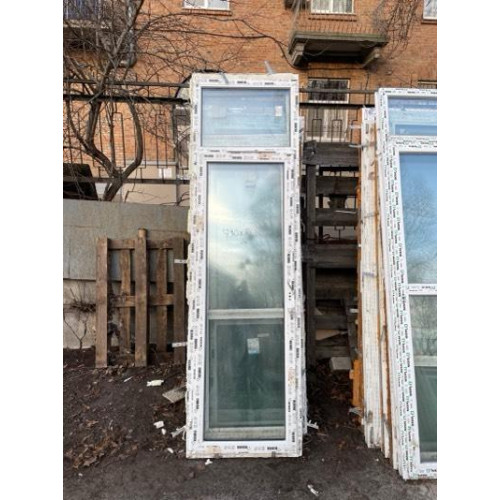 ДВЕРІ МЕТАЛОПЛАСТИКОВІ REHAU 790х2690мм 2к ЛІВІ З ВЕРХНЬОЮ ФРАМУГОЮ (Б/У З НОВОБУДОВИ) ДВЕРІ МЕТАЛОПЛАСТИКОВІ REHAU 790х2690мм 2к ЛІВІ З ВЕРХНЬОЮ ФРАМУГОЮ (Б/У З НОВОБУДОВИ)