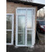 ДВЕРІ МЕТАЛОПЛАСТИКОВІ 1160х2600мм (2220мм) WDS НА ДВІ СТУЛКИ З ВЕРХНЬОЮ ФРАМУГОЮ 1-к. ЛІВА (Б/У З НОВОБУДОВИ) 