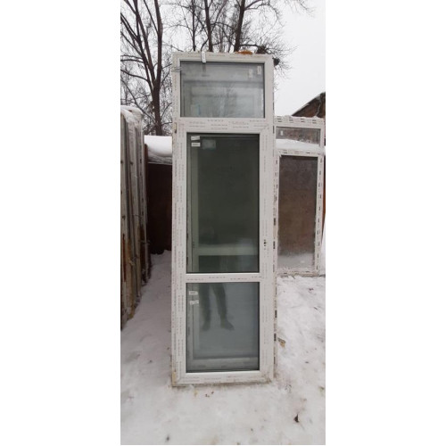 ДВЕРІ МЕТАЛОПЛАСТИКОВІ REHAU 820х2690мм (2140) 1к ЛІВІ З ВЕРХНЬОЮ ФРАМУГОЮ (Б/У З НОВОБУДОВИ) ДВЕРІ МЕТАЛОПЛАСТИКОВІ REHAU 820х2690мм (2140) 1к ЛІВІ З ВЕРХНЬОЮ ФРАМУГОЮ (Б/У З НОВОБУДОВИ)