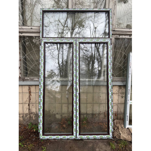 ДВЕРІ МЕТАЛОПЛАСТИКОВІ 1535х2730(2090)мм WDS НА ДВІ СТУЛКИ З ВЕРХНЬОЮ ФРАМУГОЮ 2-к (НОВІ) ДВЕРІ МЕТАЛОПЛАСТИКОВІ 1535х2730(2090)мм WDS НА ДВІ СТУЛКИ З ВЕРХНЬОЮ ФРАМУГОЮ 2-к (НОВІ)