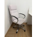 КРІСЛО ОФІСНЕ СВІТЛО РОЖЕВЕ НА ХРОМОВАНОМУ КАРКАСІ  (Б/У) 