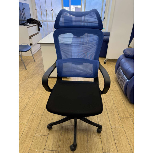 КРІСЛО ОФІСНЕ АКЛАС ДОРІАН BL TILT СИНІЙ (K-08 Blue OS-3000 Black) (Б/У) 3шт КРІСЛО ОФІСНЕ АКЛАС ДОРІАН BL TILT СИНІЙ (K-08 Blue OS-3000 Black) (Б/У) 3шт