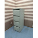 Шкаф картотечный металический на 4 выдвижных ящика с замком - 440х600х1330мм