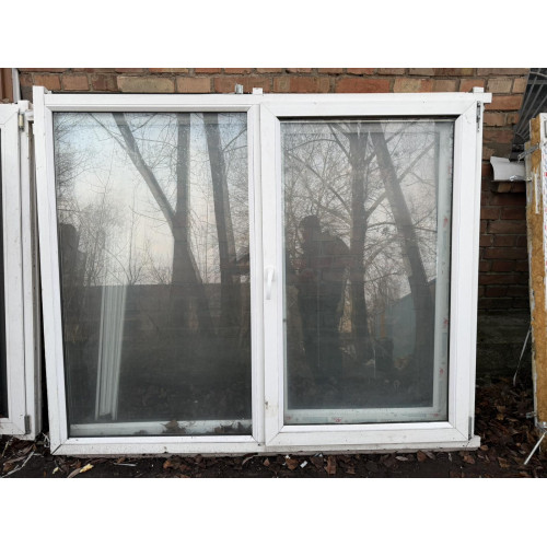 ВІКНО МЕТАЛОПЛАСТИКОВЕ 1950×1600 мм НА ДВІ СТУЛКИ (ПРАВА ВІДКРИВНА) 1-к. (Б/У) ВІКНО МЕТАЛОПЛАСТИКОВЕ 1950×1600 мм НА ДВІ СТУЛКИ (ПРАВА ВІДКРИВНА) 1-к. (Б/У)