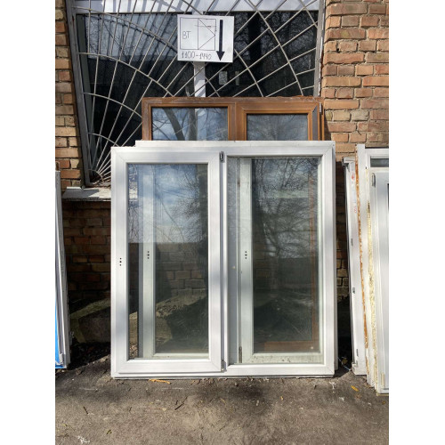 ВІКНО МЕТАЛОПЛАСТИКОВЕ 1510x1560мм REHAU НА ДВІ СТУЛКИ, (ОДНА СТУЛКА ВІДЧИНЯЄТЬСЯ) 1-к. ПРАВЕ (Б/У) ВІКНО МЕТАЛОПЛАСТИКОВЕ 1510x1560мм REHAU НА ДВІ СТУЛКИ, (ОДНА СТУЛКА ВІДЧИНЯЄТЬСЯ) 1-к. ПРАВЕ (Б/У)