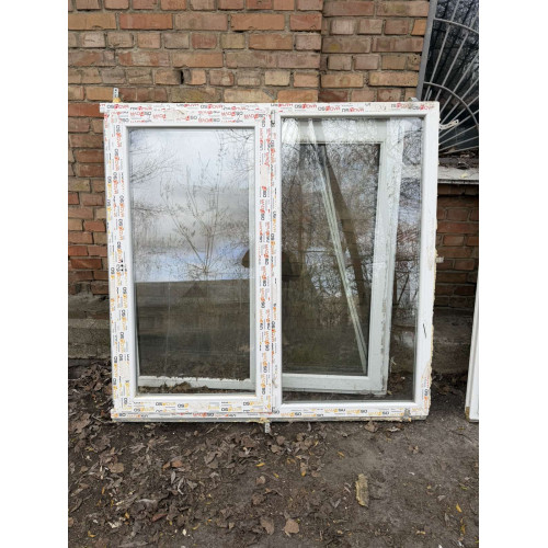 ВІКНО МЕТАЛОПЛАСТИКОВЕ 1600х1540 мм OSNOVA НА ДВІ СТУЛКИ (ЛІВА ВІДКРИВНА) 1-к. ПРАВЕ (Б/У З НОВОБУДОВИ) ВІКНО МЕТАЛОПЛАСТИКОВЕ 1600х1540 мм OSNOVA НА ДВІ СТУЛКИ (ЛІВА ВІДКРИВНА) 1-к. ПРАВЕ (Б/У З НОВОБУДОВИ)