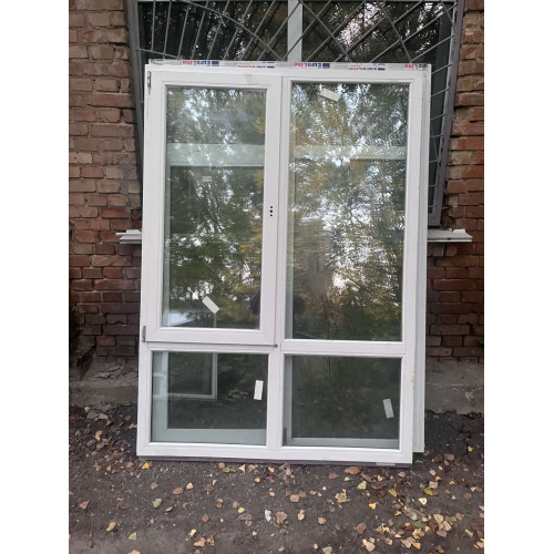 ВІКНО МЕТАЛОПЛАСТИКОВЕ 1480×2080 мм (1520) REHAU НА ДВІ СТУЛКУ (ОДНА СТУЛКА ВІДЧИНЯЄТЬСЯ) З НИЖНЬОЮ ФРАМУГОЮ, 2-к. ЛІВА (Б/У НОВОБУДОВА) ВІКНО МЕТАЛОПЛАСТИКОВЕ 1480×2080 мм (1520) REHAU НА ДВІ СТУЛКУ (ОДНА СТУЛКА ВІДЧИНЯЄТЬСЯ) З НИЖНЬОЮ ФРАМУГОЮ, 2-к. ЛІВА (Б/У НОВОБУДОВА)