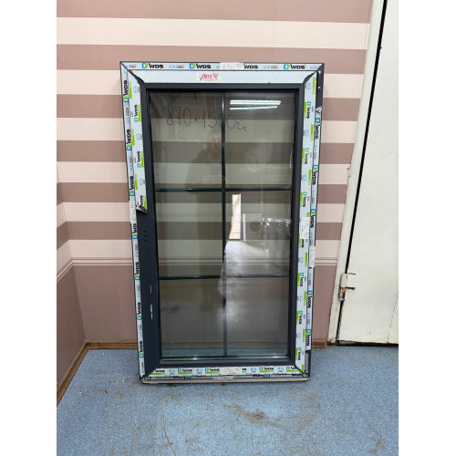 ВІКНО МЕТАЛОПЛАСТИКОВЕ 870х1500мм WDS НА ОДНУ СТУЛКУ (ВІДКРИВНА ПРАВА) 2-к. (НОВІ) ВІКНО МЕТАЛОПЛАСТИКОВЕ 870х1500мм WDS НА ОДНУ СТУЛКУ (ВІДКРИВНА ПРАВА) 2-к. (НОВІ)