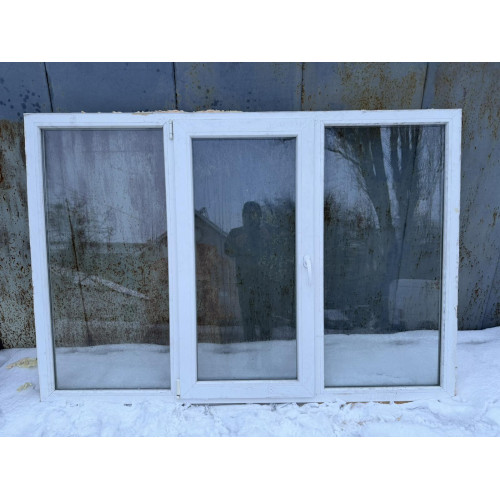 ВІКНО МЕТАЛОПЛАСТИКОВЕ 2040х1400мм REHAU НА ТРИ СТУЛКИ, (ОДНА СТУЛКА ВІДЧИНЯЄТЬСЯ) 1-к. ЛІВІ (Б/У З НОВОБУДОВИ) ВІКНО МЕТАЛОПЛАСТИКОВЕ 2040х1400мм REHAU НА ТРИ СТУЛКИ, (ОДНА СТУЛКА ВІДЧИНЯЄТЬСЯ) 1-к. ЛІВІ (Б/У З НОВОБУДОВИ)