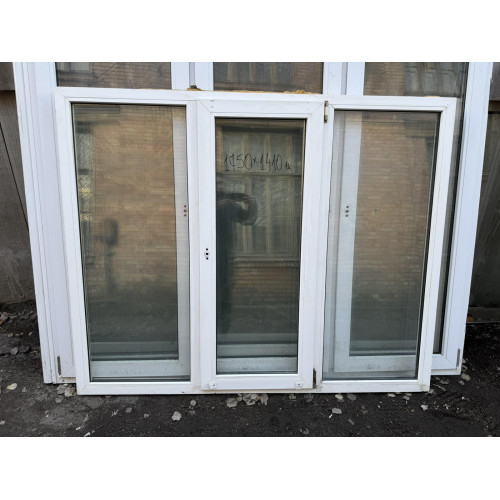 ВІКНО МЕТАЛОПЛАСТИКОВЕ 1750х1410мм REHAU НА ТРИ СТУЛКИ, (ОДНА СТУЛКА ВІДЧИНЯЄТЬСЯ) 1-к. (Б/У) ВІКНО МЕТАЛОПЛАСТИКОВЕ 1750х1410мм REHAU НА ТРИ СТУЛКИ, (ОДНА СТУЛКА ВІДЧИНЯЄТЬСЯ) 1-к. (Б/У)